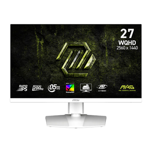 MSI MAG 274QRFW E20 27" WQHD 200Hz IPS Gaming Monitor - White