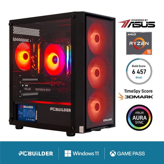 PCBuilder Ryzen 5 5600XT SENTINEL Windows 11 Gaming PC