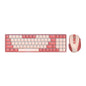 Redragon BS8772 Wireless Keyboard and Mouse Combo - Red/Pink